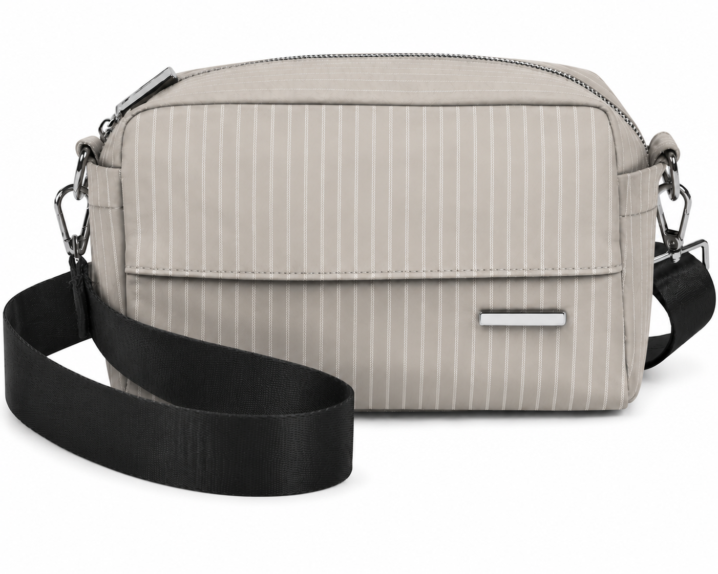 (image for) 5845 Stone Lorenz Top Zip Landscape Crossbody Bag